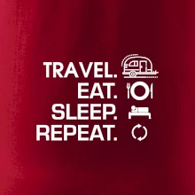 Eat sleep travel - Malý príves