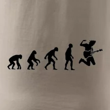 Evolúcia gitarista - výskok Evolúcia gitarista - výskok