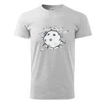 Florbal lopta v triku Florbal lopta v triku