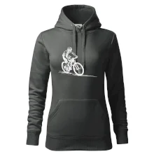 MTB kreslený cyklista MTB kreslený cyklista