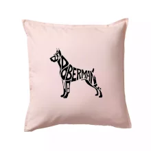 Doberman - nápis v tele