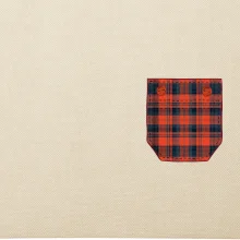 Flanelové triko červené