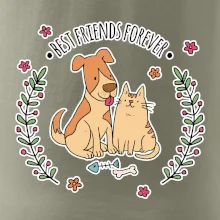 Mačka a pes best friends