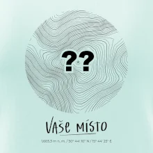 Vaše miesto - vrstevnice v kruhu