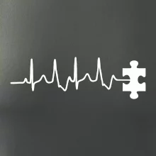 EKG puzzle rozpojené