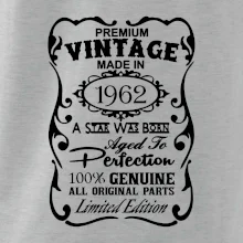 Vintage Etiketa - 1962