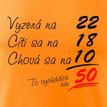 Vyzerá, cíti sa, chová sa - 50 rokov