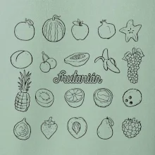 Frutarián ovocie vo štvorci