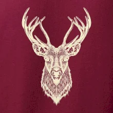 Jeleň kresba Jeleň kresba