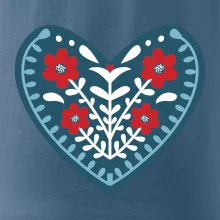 Folklór - srdce modré plné