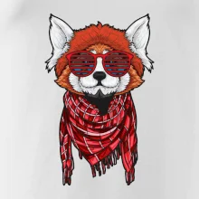 Červená panda hipster