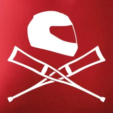 Cestná helma / barle