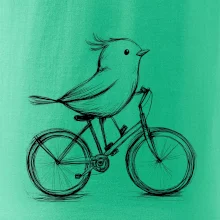 Vtáčik na bicykli