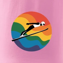 Skokan na lyžiach v kruhu