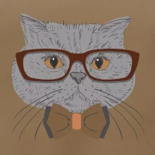 Hipster britská modrá