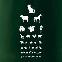 Očný test zvieratká