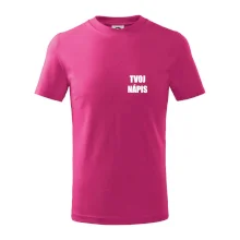 Tvoj vlastný nápis tlačiaci - na prsníku