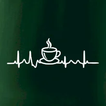 EKG hrnček kávy
