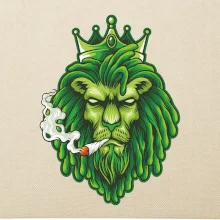 Zhulený lev zelený