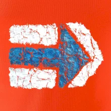 Párová turistická značka modrá