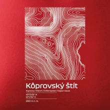 Kôprovský štít - vrstevnice v obdĺžniku