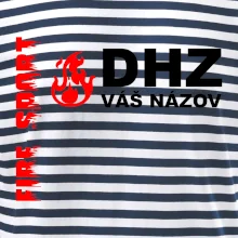 DHZ (oheň, firesport, názov sboru - vlastný nápis)