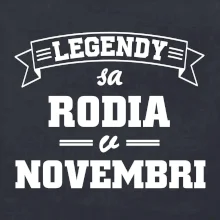 Legendy sa rodia v novembri