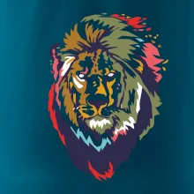 Hlava leva kreslená jednoduchá