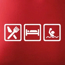 Eat sleep vodné pólo v rade