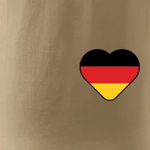 Germany love prso - Nemecká vlajka