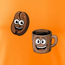 Parové tričko - Hrnček a káva