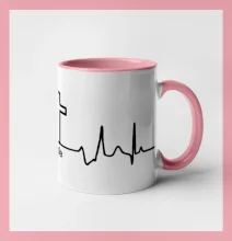 Jesus Saved My Life kríž ekg