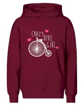 Crazy bike girl