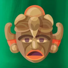 Mayové maska černoch