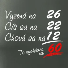 Vyzerá, cíti sa, chová sa - 60 rokov