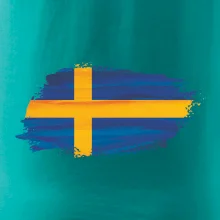 Švédska vlajka kreslená