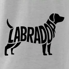 Labrador nápis v tele