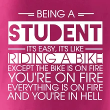 Being a student - bike Being a student - bike