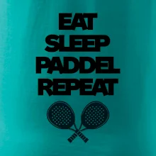 Eat sleep padiel repeat pod sebou