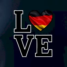 Love Nemecká vlajka