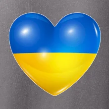 Ukrajina srdce vlajka