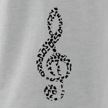 Husľový kľúč z nôt Husľový kľúč z nôt