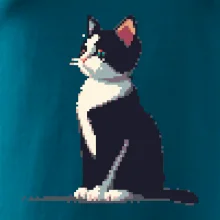 Mourovatá mačka pixel