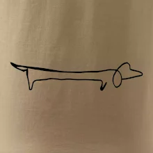 Jazvečík - kreslený