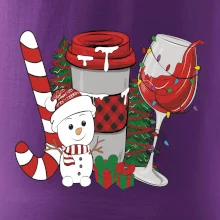 Vianoce, víno a snehuliak