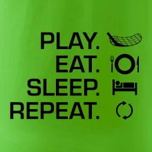 Play Eat Sleep Repeat florbal Play Eat Sleep Repeat florbal