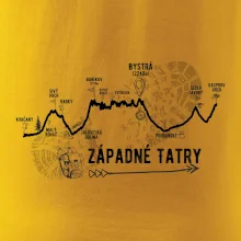 Profil kopca Západné Tatry