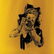 Fotograf kreslený ceruzkou