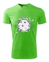 Florbal lopta v triku