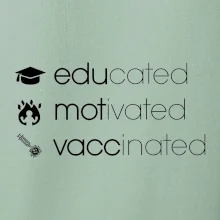 Educated motivated vaccinated